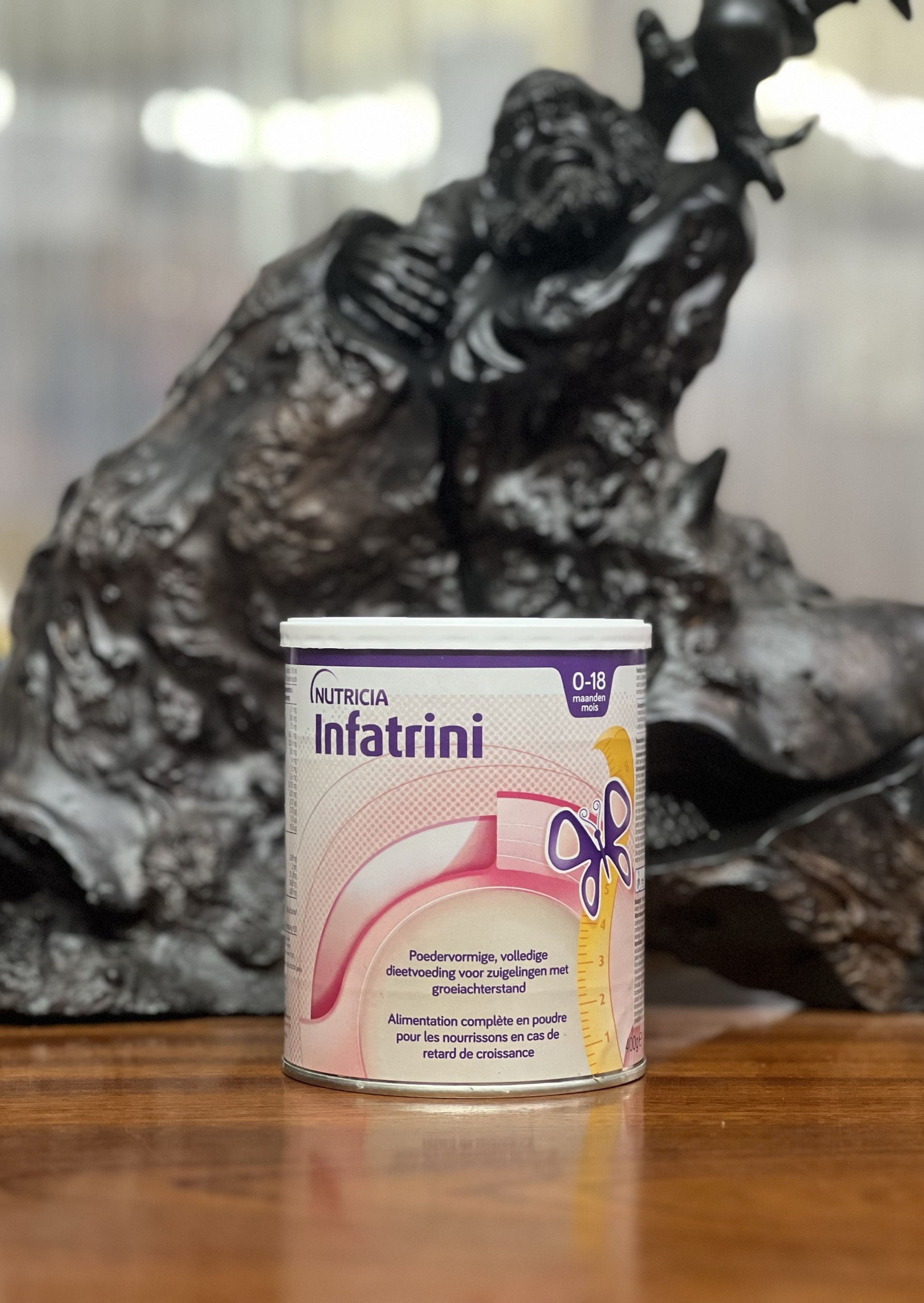 Sữa bột Infatrini Đức lon/hộp 400g - sữa béo cao năng lượng cho trẻ 0-18 tháng tuổi